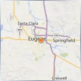 University of Oregon Location Map University of Oregon Location Map