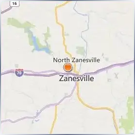 Zane State College Location Map Zane State College Location Map